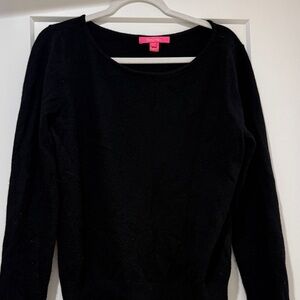 Lily White Black Sweater